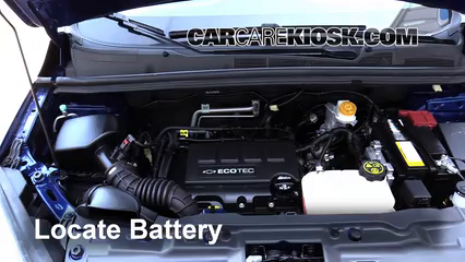 2015 Chevrolet Trax LTZ 1.4L 4 Cyl. Turbo Battery Replace
